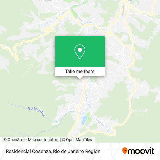Residencial Cosenza map