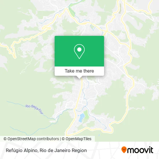 Refúgio Alpino map