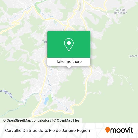 Carvalho Distribuidora map
