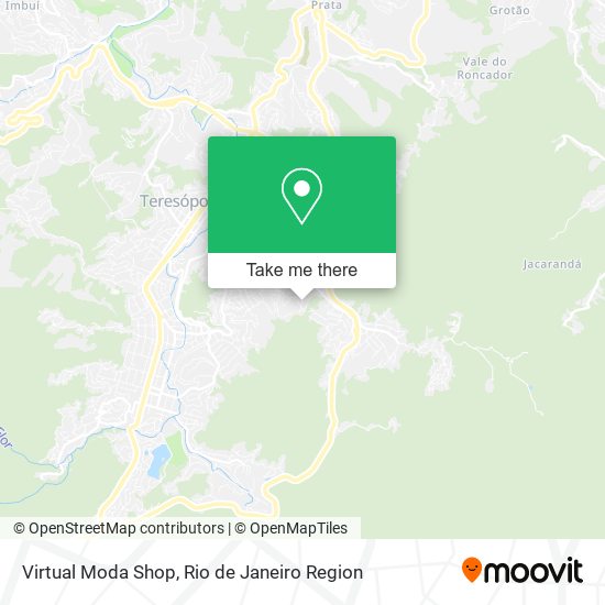 Virtual Moda Shop map