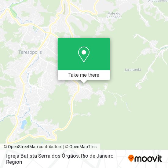 Igreja Batista Serra dos Órgãos map