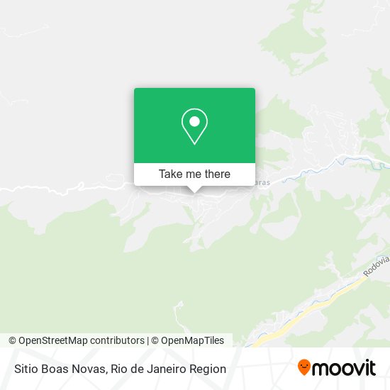 Sitio Boas Novas map