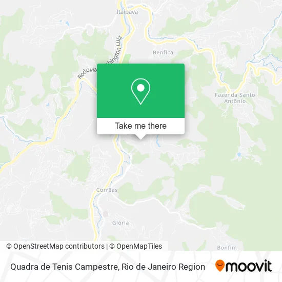 Quadra de Tenis Campestre map