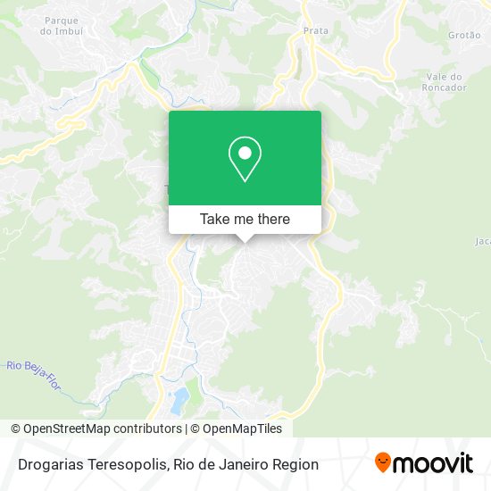 Drogarias Teresopolis map