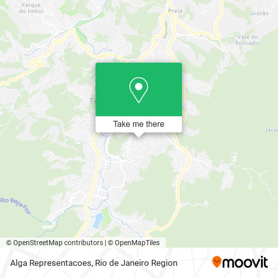Alga Representacoes map