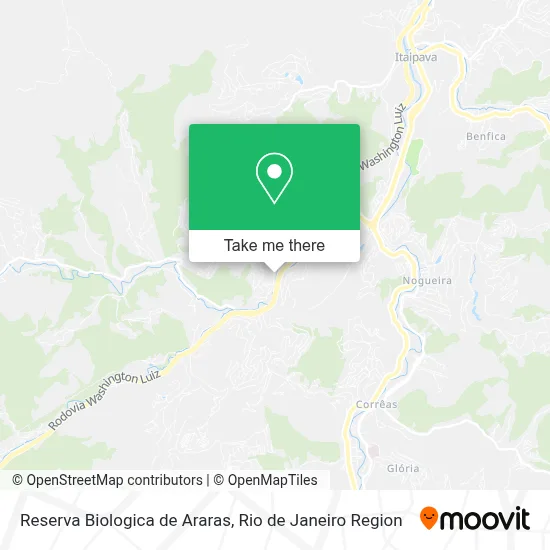 Reserva Biologica de Araras map