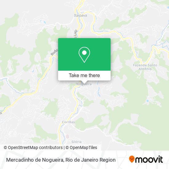 Mapa Mercadinho de Nogueira