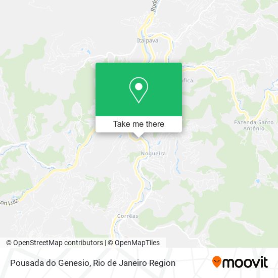 Pousada do Genesio map