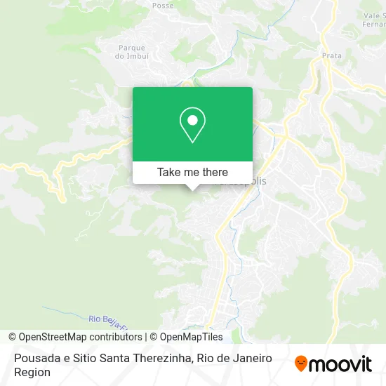 Pousada e Sitio Santa Therezinha map