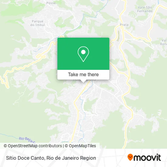 Sítio Doce Canto map