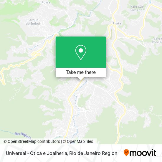 Universal - Ótica e Joalheria map