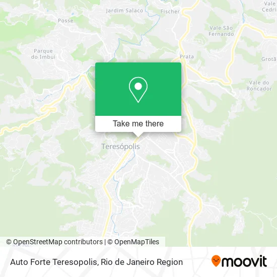 Auto Forte Teresopolis map