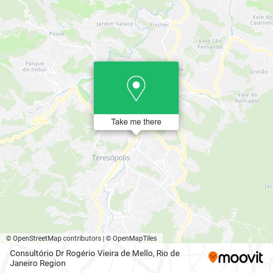 Consultório Dr Rogério Vieira de Mello map