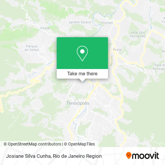 Josiane Silva Cunha map