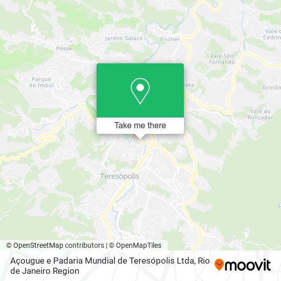 Açougue e Padaria Mundial de Teresópolis Ltda map