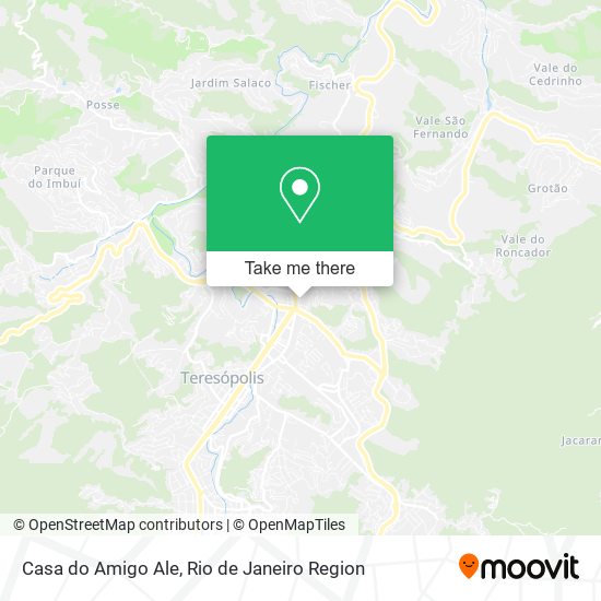 Casa do Amigo Ale map