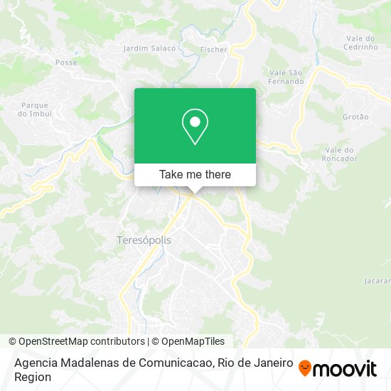 Mapa Agencia Madalenas de Comunicacao