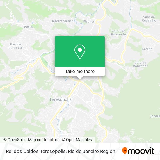 Rei dos Caldos Teresopolis map