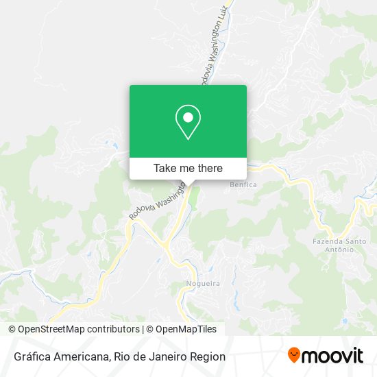 Gráfica Americana map