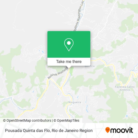 Pousada Quinta das Flo map