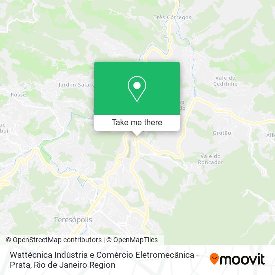 Wattécnica Indústria e Comércio Eletromecânica - Prata map