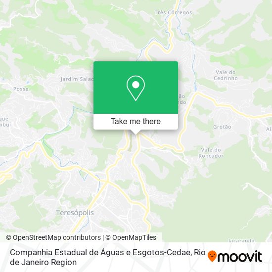 Companhia Estadual de Águas e Esgotos-Cedae map