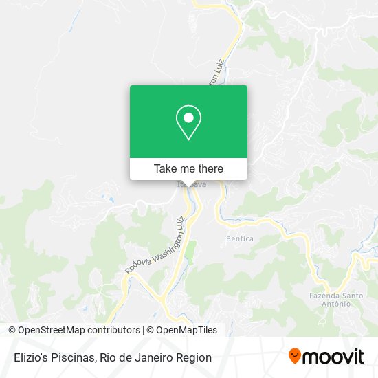Elizio's Piscinas map