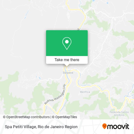 Spa Petiti Village map