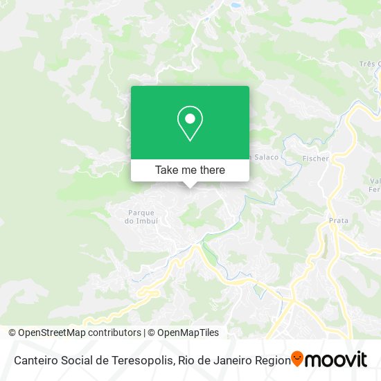 Canteiro Social de Teresopolis map