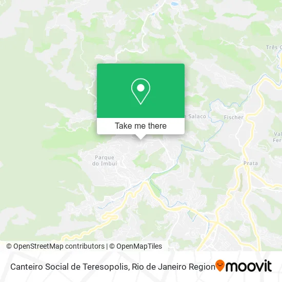 Canteiro Social de Teresopolis map