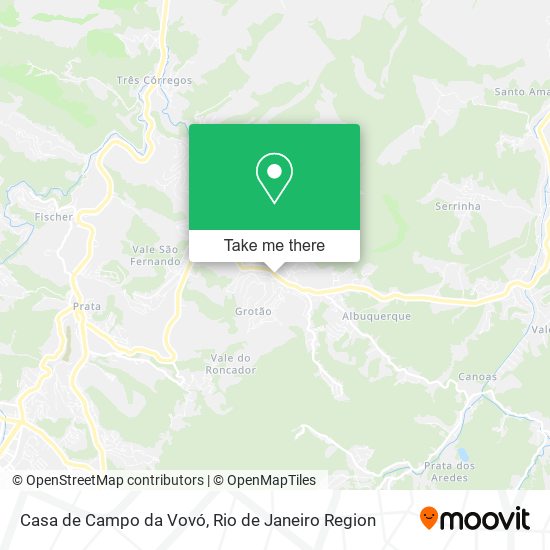 Mapa Casa de Campo da Vovó