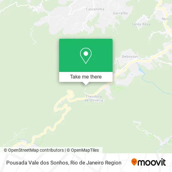 Pousada Vale dos Sonhos map