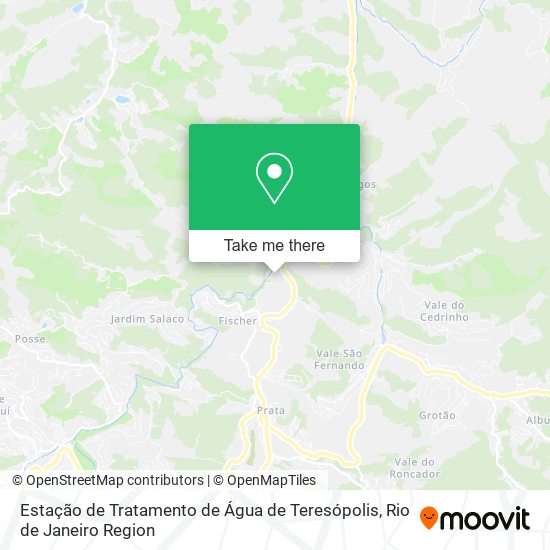 Estação de Tratamento de Água de Teresópolis map