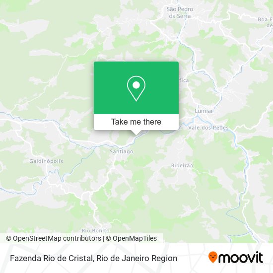 Fazenda Rio de Cristal map