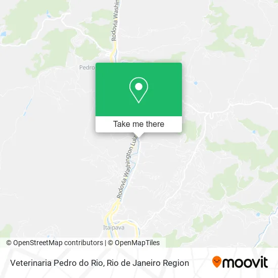 Veterinaria Pedro do Rio map