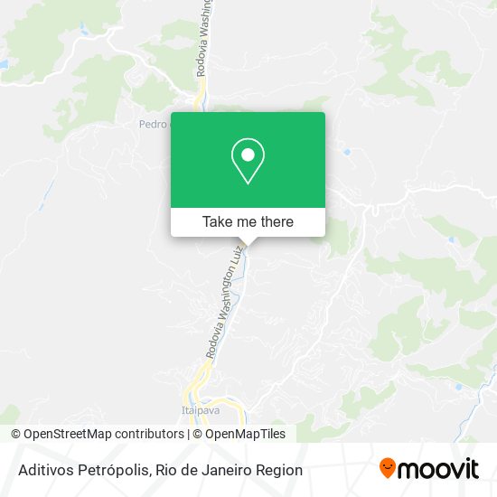 Aditivos Petrópolis map