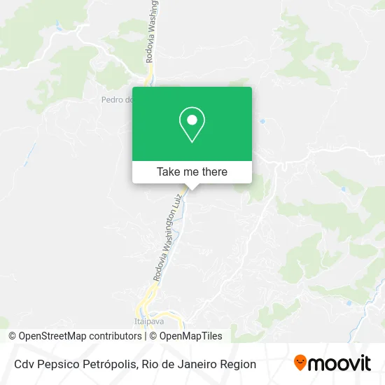 Cdv Pepsico Petrópolis map