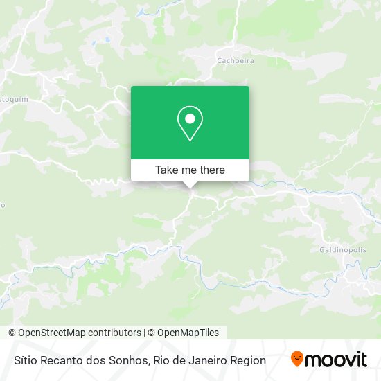 Sítio Recanto dos Sonhos map