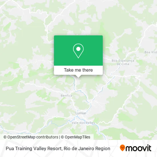 Pua Training Valley Resort map