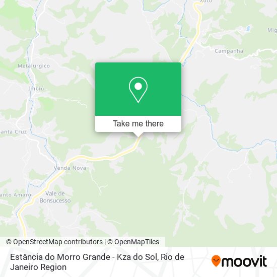 Estância do Morro Grande - Kza do Sol map