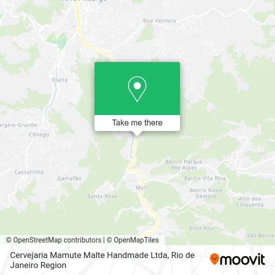 Cervejaria Mamute Malte Handmade Ltda map