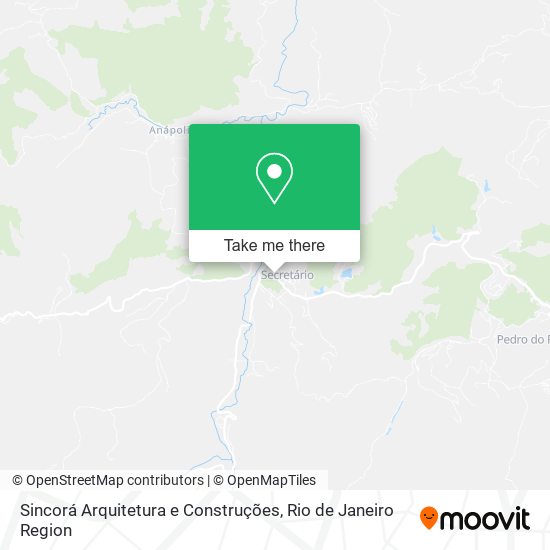 Sincorá Arquitetura e Construções map