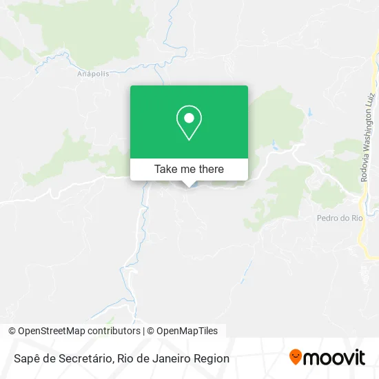 Sapê de Secretário map