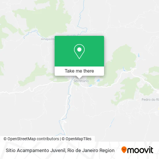 Sítio Acampamento Juvenil map