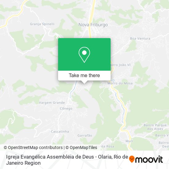 Igreja Evangélica Assembléia de Deus - Olaria map