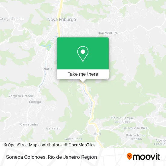 Soneca Colchoes map