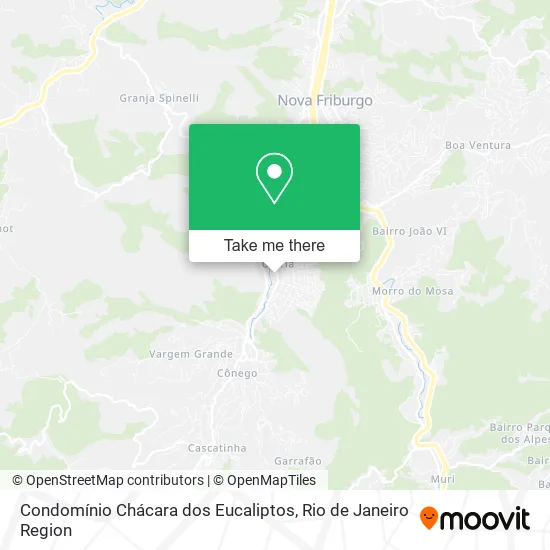 Condomínio Chácara dos Eucaliptos map