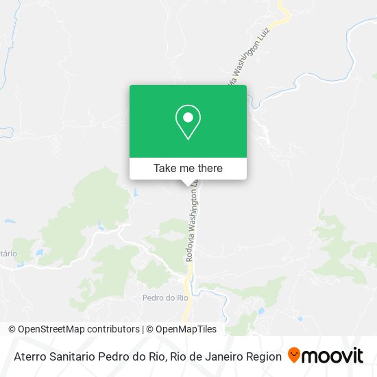 Aterro Sanitario Pedro do Rio map