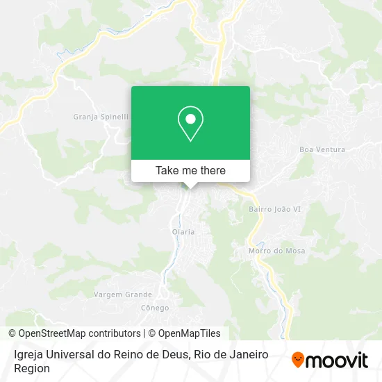 Igreja Universal do Reino de Deus map