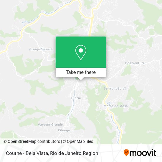 Couthe - Bela Vista map